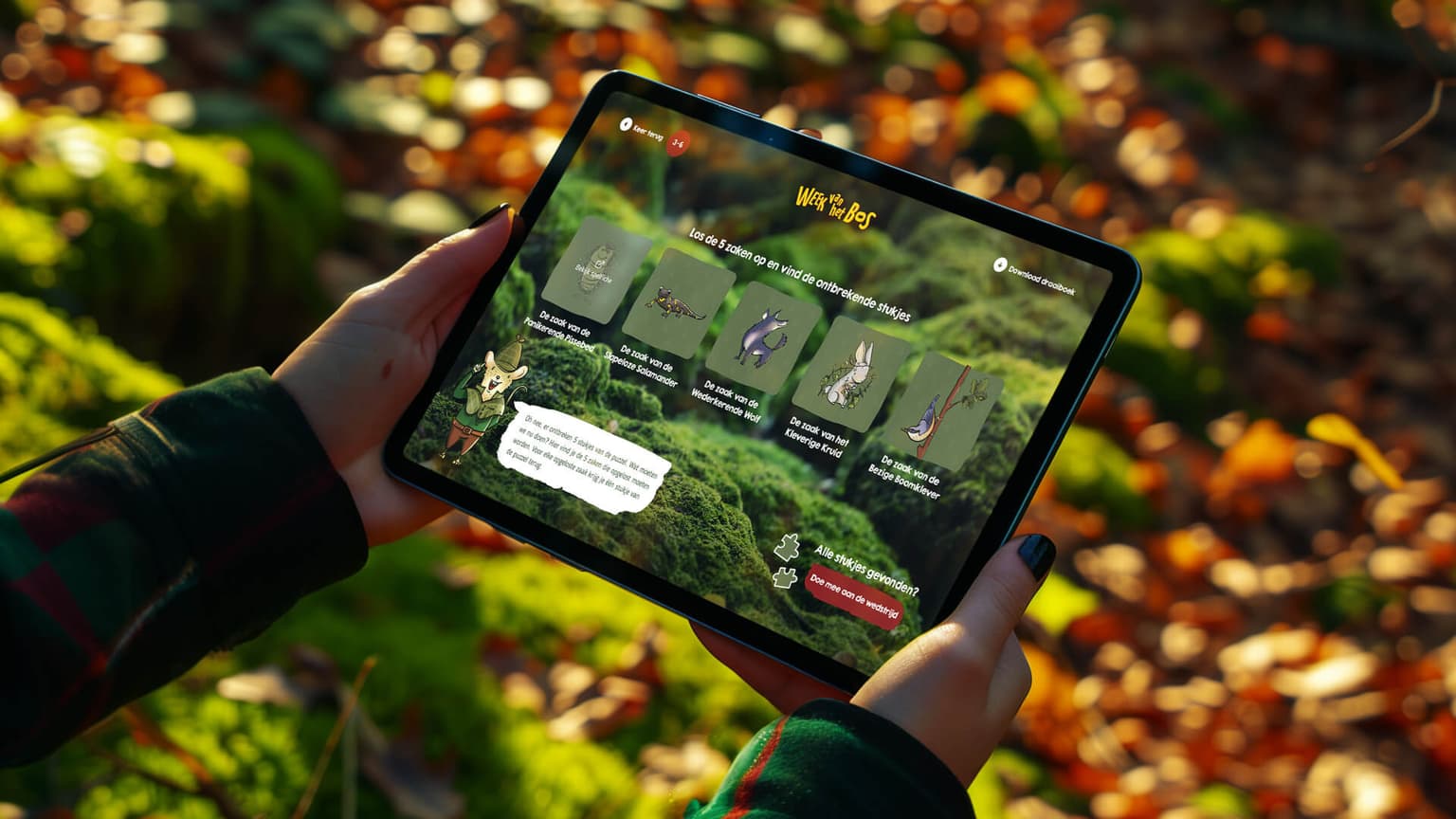 Superkraft - Work - Week van het bos - iPad Game